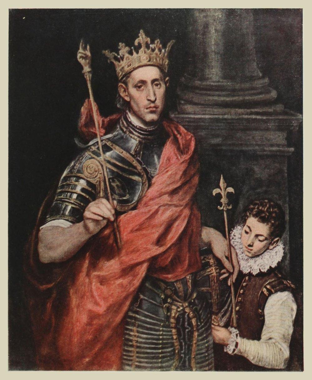 Король св. Людовик 9. Людовик Святой. Louis IX de France.