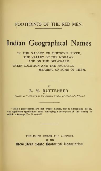 Ramapough Lenape Indian Nation Ancestry Chart