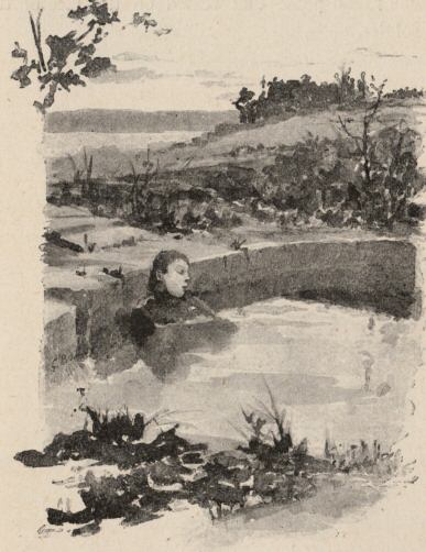 Saxon corpse in the pond