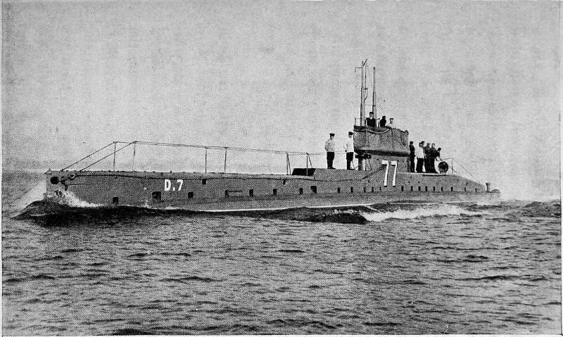British Submarine D.7