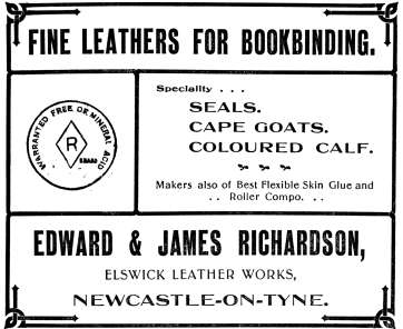 Fine Leathers for Bookbinding