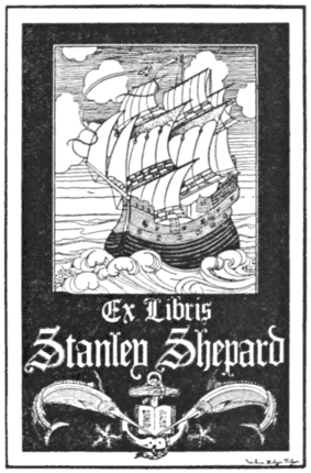 Book-plate of Stanley Shepard