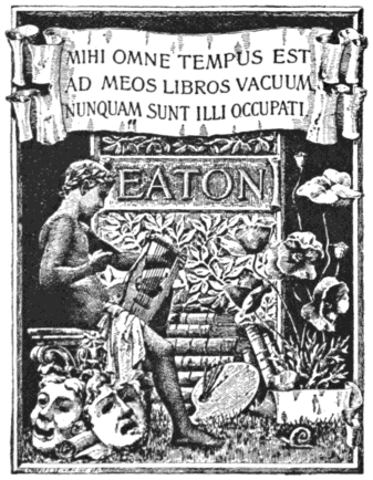 Book-plate of Eaton