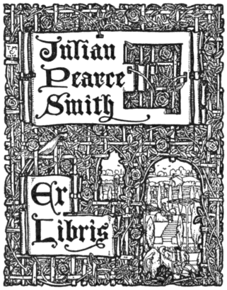 Book-plate of Julian Pearce Smith