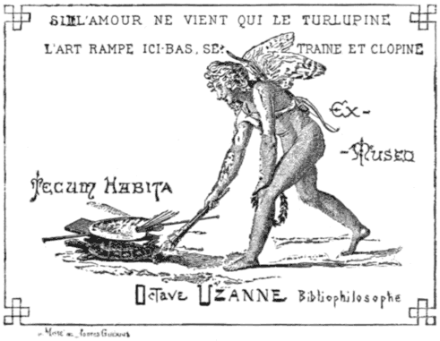 Book-plate of Octave Uzanne