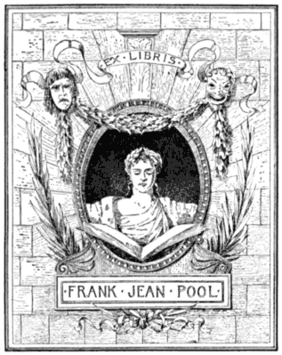 Book-plate of Frank Jean Pool