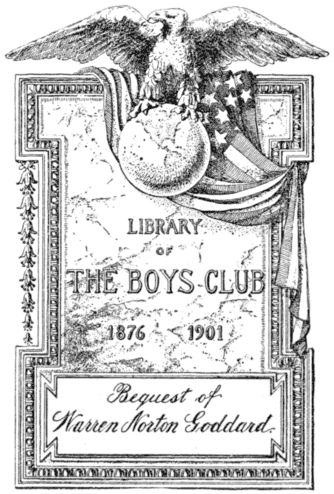 Book-plate of Library of the Boys Club