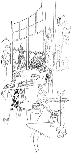 house interior with window view