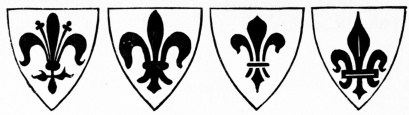 Image not available: FLEUR DE LYS (four early forms).