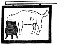 Image not available: DOG’S HEAD IN POT.

(After Larwood and Hotten.)