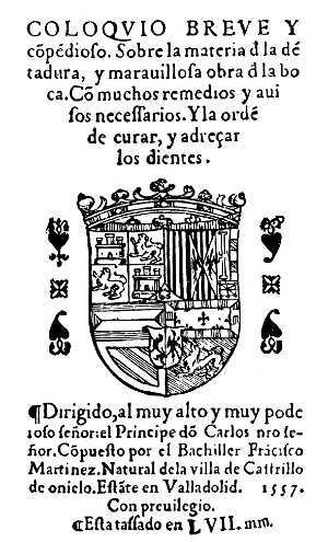 Title page of Francisco Martinez’s book