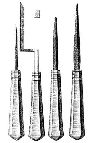 Some of the dental files used by Fauchard.