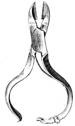 Cutting forceps (Fauchard).