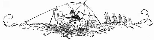 girl painting plen air under a parasol