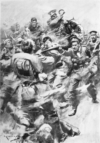 Image unavailable: [To face p. 254.


“CAVALRY AND GUARDS GOT IN AMONGST THE GERMANS AND FAIRLY SCATTERED
THEM” (p. 246).