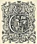 RRC PRINTERS EDINBURG. (colophon of R & R Clark)