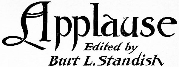 Applause Edited by Burt L. Standish