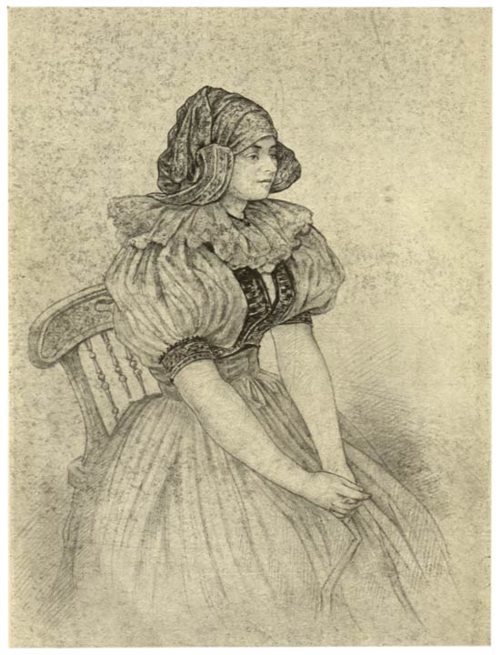 Frontispiece: girl in traditional dress.