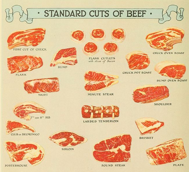 Standard Cuts of Beef