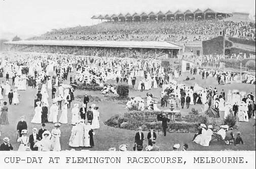 Cup day at Flemingtun Racecourse, Melbourne