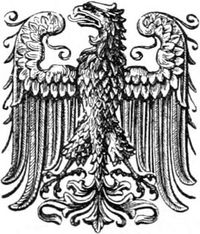 Adler aus dem Wappen des Germanischen Museums