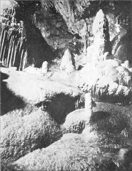 THE PILLARS OF SOLOMON'S TEMPLE, GOUGH'S CAVES, CHEDDAR.