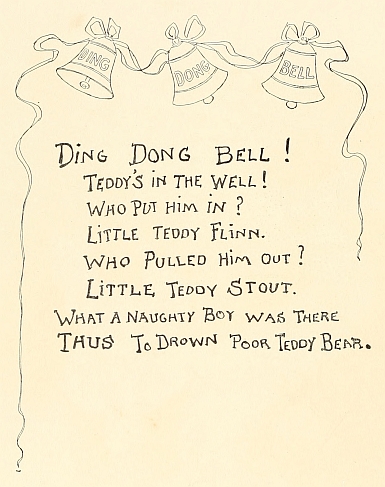 poem with bells above and ribbons down sides