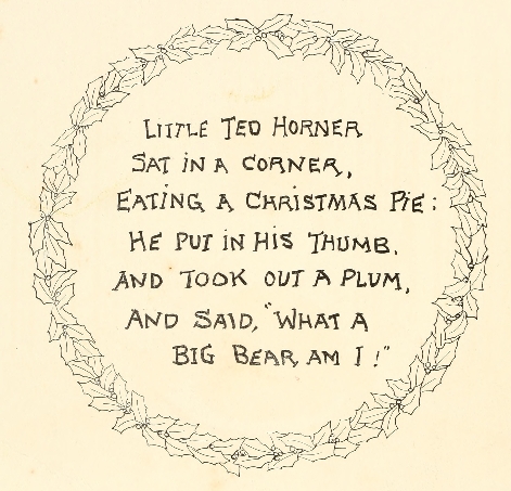 poem with garland around in circle