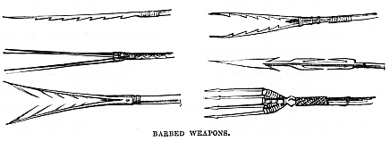 Image unavailable: BARBED WEAPONS.