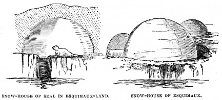 Image unavailable: SNOW-HOUSE OF SEAL IN ESQUIMAUX-LAND.
SNOW-HOUSE OF ESQUIMAUX.