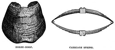 Image unavailable: HORSE-HOOF.
CARRIAGE SPRING.