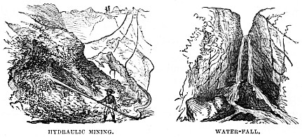 Image unavailable: HYDRAULIC MINING.
WATER-FALL.
