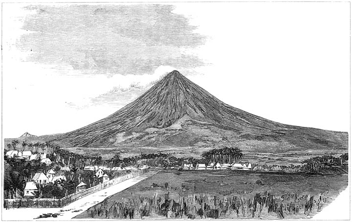 Vulkan Albay oder Mayon