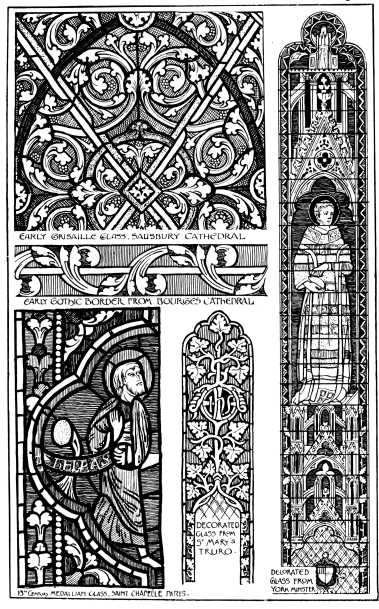 Image unavailable: STAINED GLASS.      Plate 31.