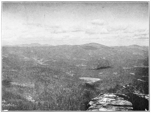 North from Sunset Rock, Tryon Mt.