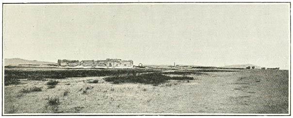 Fig. 119. Ruins of Arjish from the South.