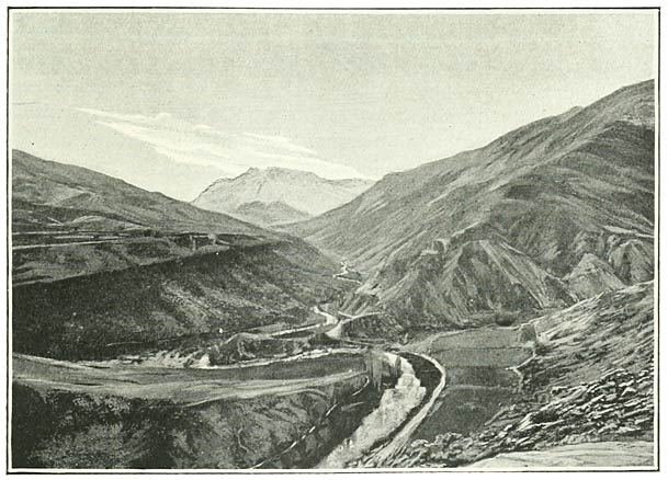 Fig. 149. Looking down Valley of Bitlis Chai.