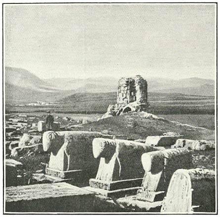 Fig. 173. Armenian Cemetery at Varzahan.