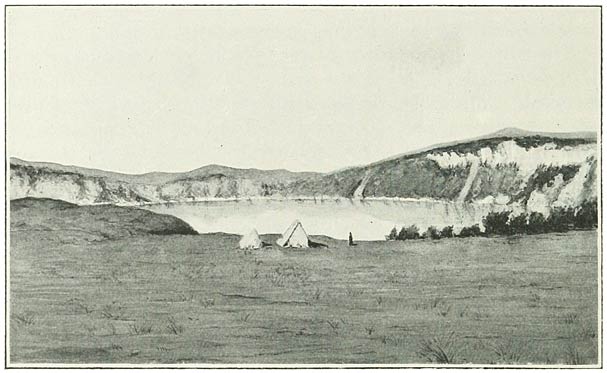 Fig. 186. The Lake in the Crater of Nimrud.