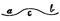 Sketch of curve with points marked a, b, and c.