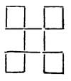 Pattern of squares.