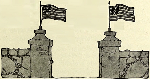 gateway with two flags