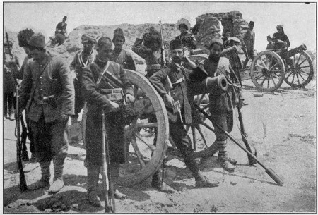 >Turkish cannons captured by the Armenians
