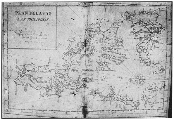 Map of the Philippine Islands (ca. 1742)