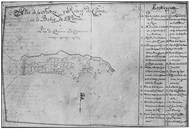 Plan of Cavite and its fortifications, (ca. 1742)