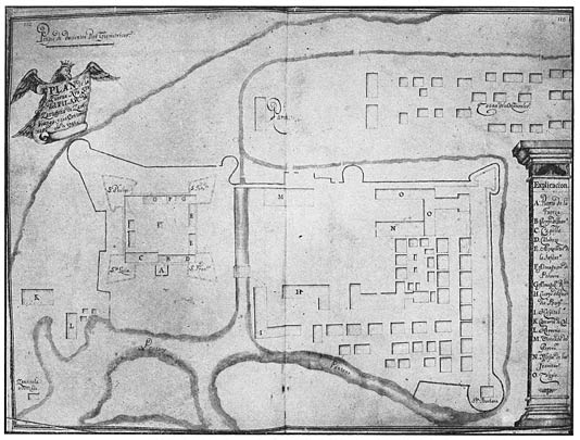 Plan of fort at Zamboanga, 1742