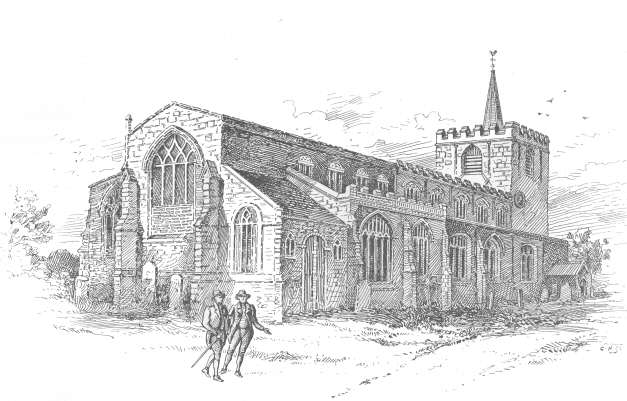 Horncastle Church in 1820 (since restored)