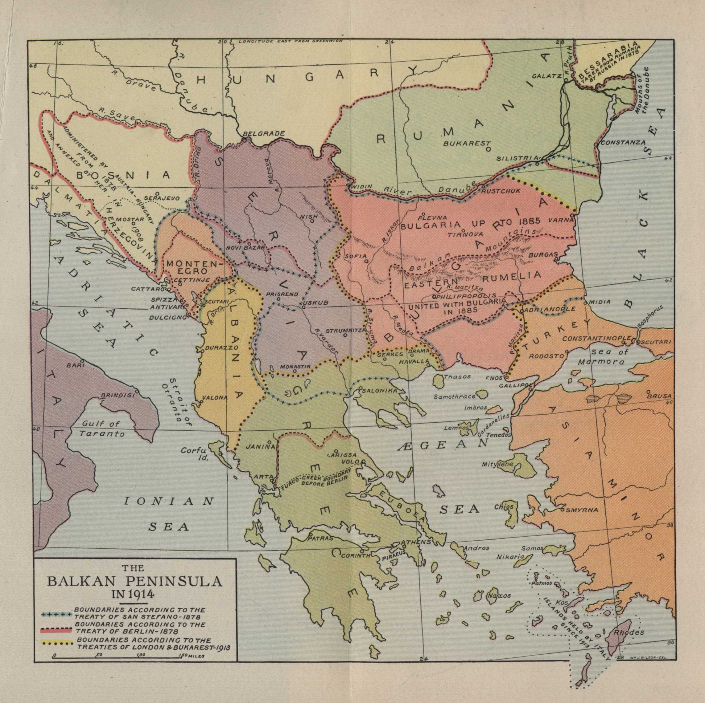 The Project Gutenberg E Text Of The New Map Of Europe 1911 1914