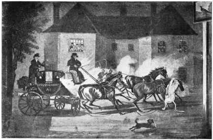 Image unavailable: THE LIONESS ATTACKING THE EXETER MAIL, ‘WINTERSLOW HUT’
(AFTER JAMES POLLARD).