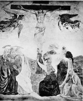 Image unvavailable: Castagno. Crucifixion      Fresco in St. Apollonia, Florence

Plate VII.

